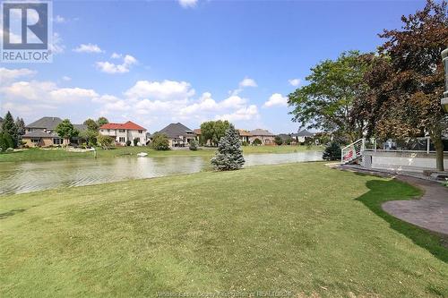 4572 Lake Grande Court, Windsor, ON - Outdoor With Body Of Water With View
