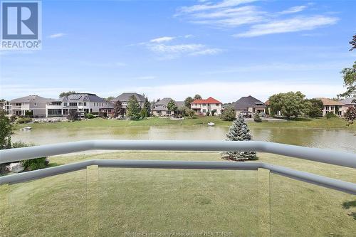 4572 Lake Grande Court, Windsor, ON - Outdoor With Body Of Water With Balcony With View