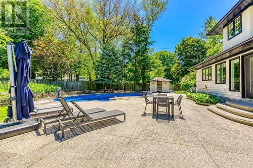 1247 Cumnock Crescent, Oakville, ON - Outdoor With In Ground Pool With Backyard
