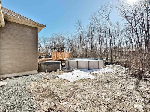 Cour - 2100 Rue Des Bernaches, Sainte-Julienne, QC - Outdoor With Above Ground Pool