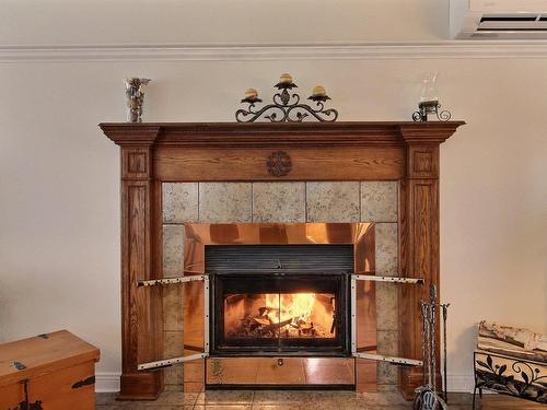 Autre - 59 Rue Beloeil, Clermont, QC - Indoor Photo Showing Living Room With Fireplace