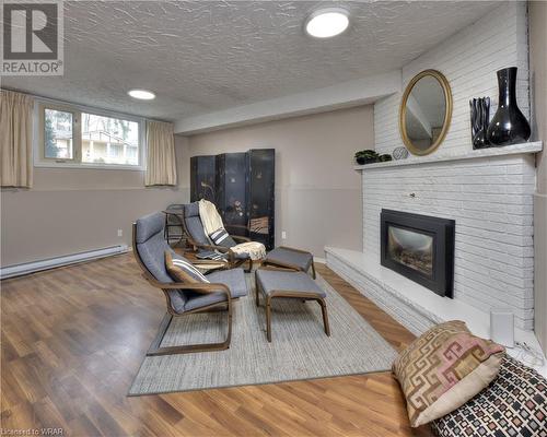42 Culpepper Drive, Waterloo, ON - Indoor Photo Showing Living Room With Fireplace