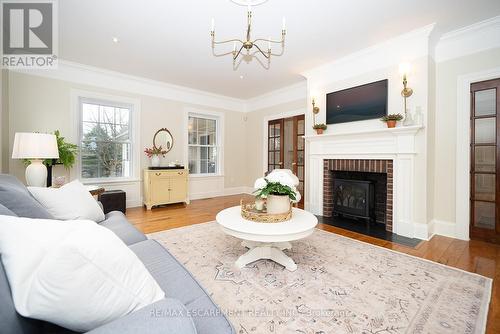 443 Bishopsgate Rd N, Brant, ON - Indoor Photo Showing Living Room With Fireplace