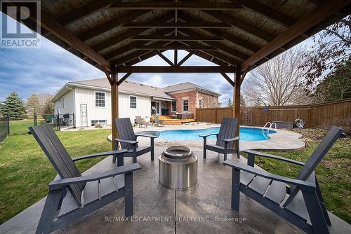443 Bishopsgate Rd N, Brant, ON - Outdoor With In Ground Pool With Deck Patio Veranda With Exterior