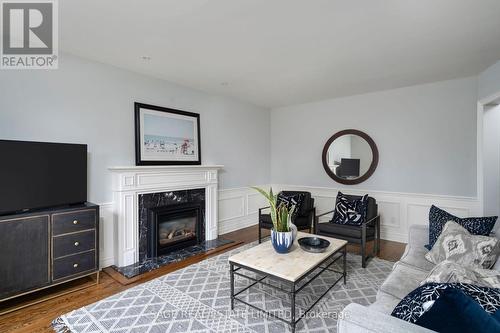 350 Longmore St, Toronto, ON - Indoor Photo Showing Living Room With Fireplace