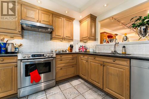 #605 -160 Frederick St, Toronto, ON - Indoor Photo Showing Kitchen With Double Sink