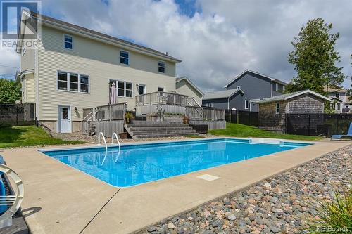6 Wiltshire Drive, Quispamsis, NB - Outdoor With In Ground Pool With Deck Patio Veranda
