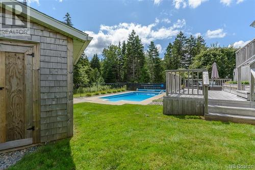 6 Wiltshire Drive, Quispamsis, NB - Outdoor With In Ground Pool