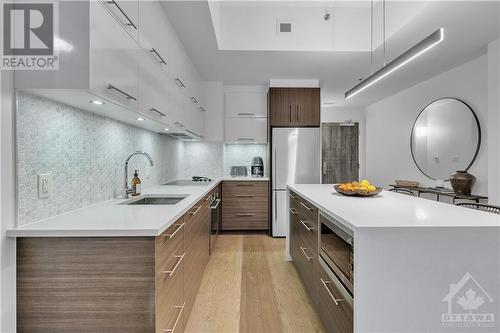 428 Sparks Street Unit#201, Ottawa, ON - Indoor Photo Showing Kitchen With Upgraded Kitchen