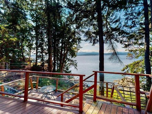 1603 Treasure Cres, Pender Island, BC - Outdoor With Body Of Water With Deck Patio Veranda With View