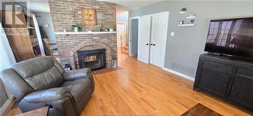 59 Mcdowell, Riverview, NB - Indoor Photo Showing Living Room With Fireplace