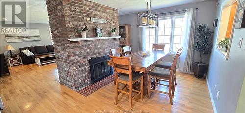 59 Mcdowell, Riverview, NB - Indoor Photo Showing Dining Room With Fireplace