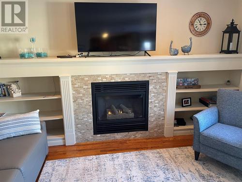 15 Dawe Crescent, Grand Falls Windsor, NL - Indoor Photo Showing Living Room With Fireplace
