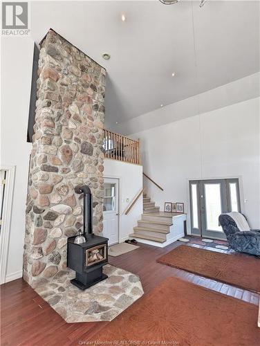 1738 Route 355, Sainte-Rose, NB - Indoor With Fireplace