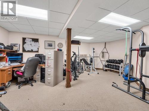 930 Golfwood, Lasalle, ON - Indoor Photo Showing Gym Room