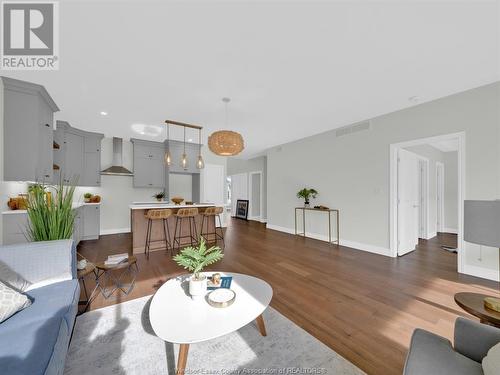 203 Livingstone Unit# C, Amherstburg, ON - Indoor Photo Showing Living Room