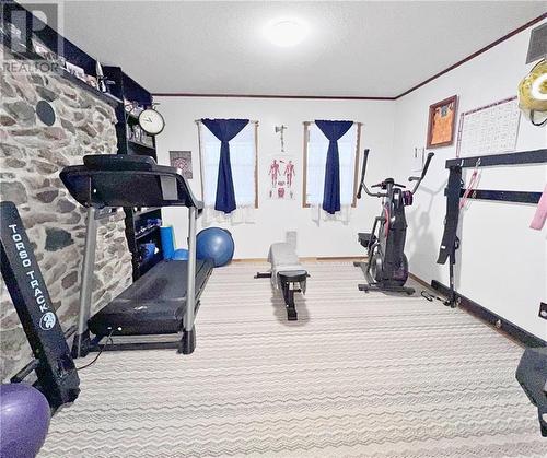 679 Armstrong Line, Maberly, ON - Indoor Photo Showing Gym Room