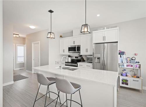 25 200 Skyline Drive, Winnipeg, MB - Indoor Photo Showing Kitchen With Double Sink With Upgraded Kitchen