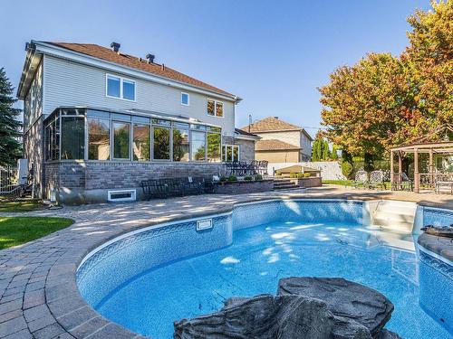 Pool - 2 Rue Du Beaujolais, Kirkland, QC - Outdoor With In Ground Pool With Deck Patio Veranda With Backyard