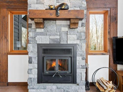 Other - 104 Ch. Brunette, Lac-Supérieur, QC - Indoor Photo Showing Living Room With Fireplace