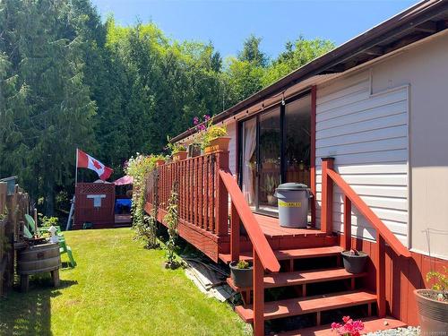 27-9589 Chancellor Hts, Port Hardy, BC - Outdoor With Deck Patio Veranda With Exterior
