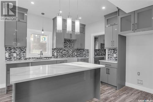 759 Delainey Court, Saskatoon, SK - Indoor Photo Showing Kitchen With Upgraded Kitchen