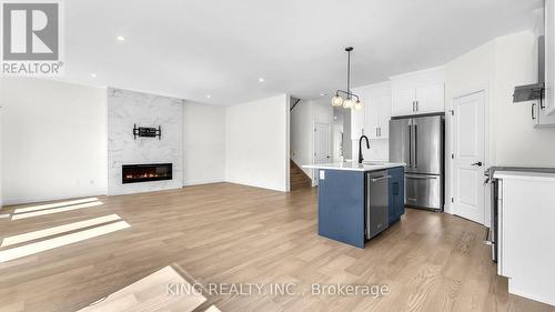 3848 Big Leaf Tr, London, ON - Indoor Photo Showing Kitchen With Stainless Steel Kitchen With Upgraded Kitchen