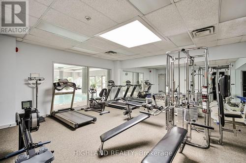 #705 -1700 The Collegeway, Mississauga, ON - Indoor Photo Showing Gym Room