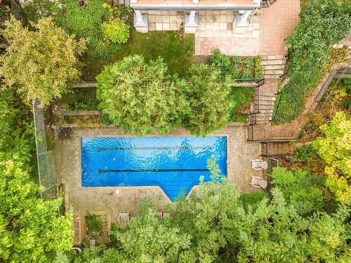 Aerial photo - 1-1270 Av. Des Pins O., Montréal (Ville-Marie), QC - Outdoor With In Ground Pool