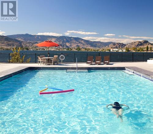 4200 Lakeshore Drive Unit# 235, Osoyoos, BC - Outdoor With In Ground Pool With View