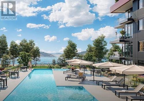 3389 Lakeshore Road Unit# N313, Kelowna, BC - Outdoor With In Ground Pool