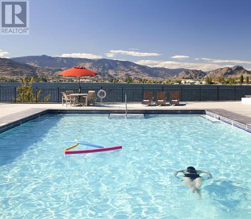 4200 Lakeshore Drive Unit# 132, Osoyoos, BC - Outdoor With In Ground Pool With View