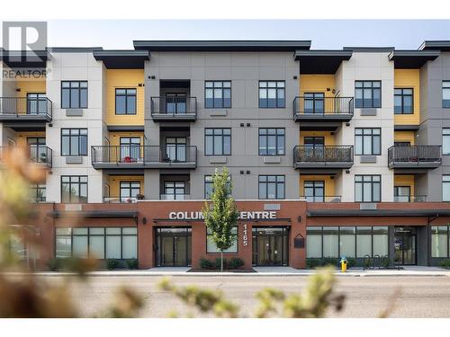 1165 Sutherland Avenue Unit# 403, Kelowna, BC - Outdoor With Balcony With Facade