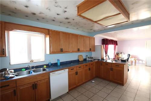 2417 Pr 283 Highway, The Pas, MB - Indoor Photo Showing Kitchen With Double Sink