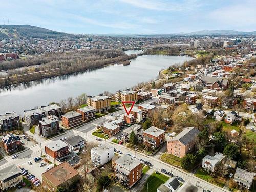 Aerial photo - 1023  - 1027 Rue King O., Sherbrooke (Les Nations), QC - Outdoor With Body Of Water With View