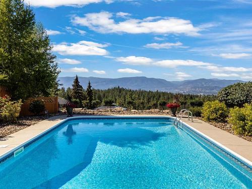 3668 Luxmoore Road, Kelowna, BC - Outdoor With In Ground Pool With View