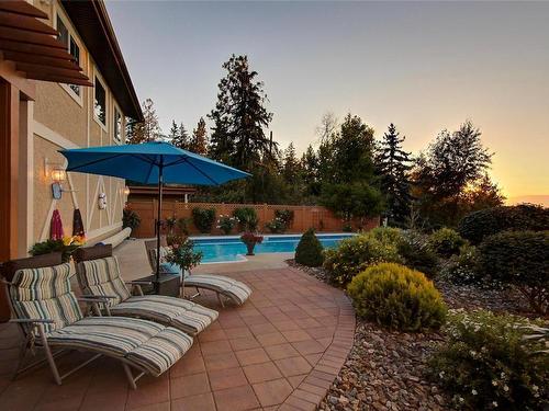 3668 Luxmoore Road, Kelowna, BC - Outdoor With In Ground Pool With Deck Patio Veranda