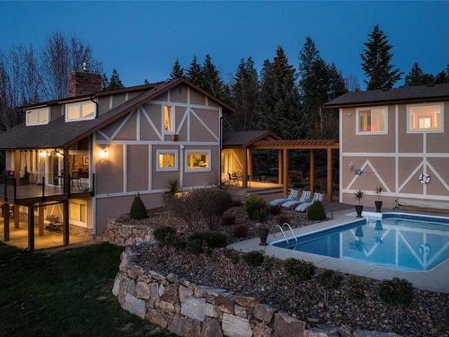 3668 Luxmoore Road, Kelowna, BC - Outdoor With In Ground Pool With Deck Patio Veranda
