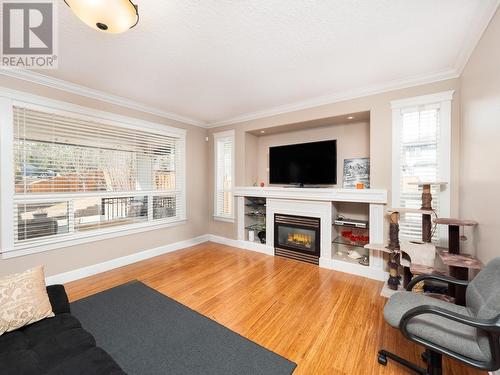 2505 Kenney Court, Prince George, BC - Indoor Photo Showing Living Room With Fireplace