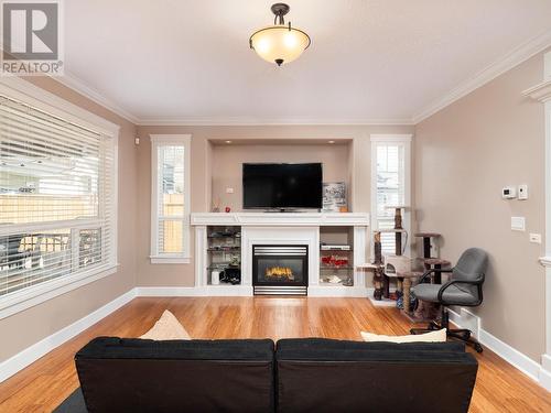 2505 Kenney Court, Prince George, BC - Indoor Photo Showing Living Room With Fireplace
