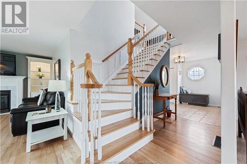 40 Albenie St, Grand-Barachois, NB - Indoor Photo Showing Other Room With Fireplace