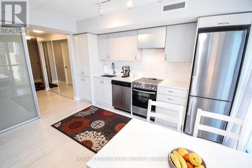 #1002 -30 Gibbs Rd, Toronto, ON - Indoor Photo Showing Kitchen With Stainless Steel Kitchen