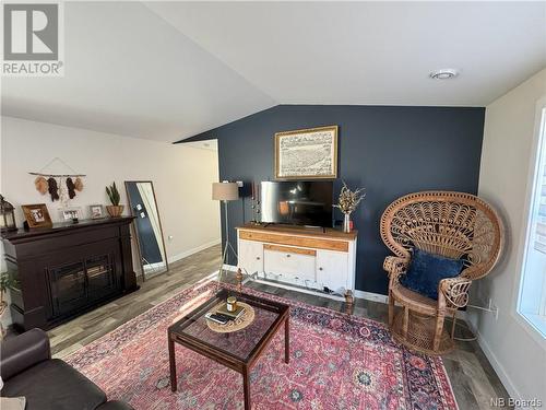 43 Ivory Court, Woodstock, NB - Indoor Photo Showing Living Room With Fireplace