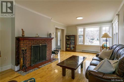 345 University Avenue, Fredericton, NB - Indoor Photo Showing Living Room With Fireplace