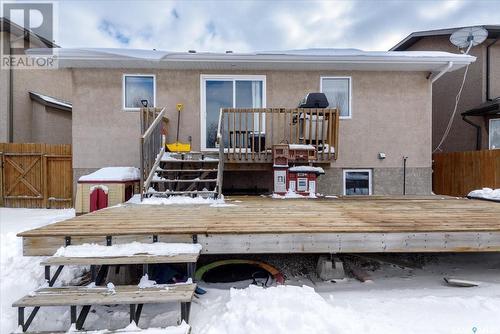 3654 Cormorant Drive, Regina, SK - Outdoor With Deck Patio Veranda With Exterior