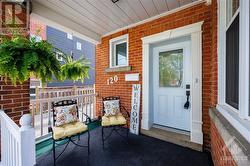 Charming front covered porch - 