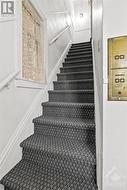 Stairs to unit 2 and 3. New carpets in 2023. - 