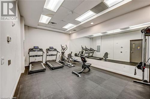 257 Hemlock Street Unit# 609, Waterloo, ON - Indoor Photo Showing Gym Room