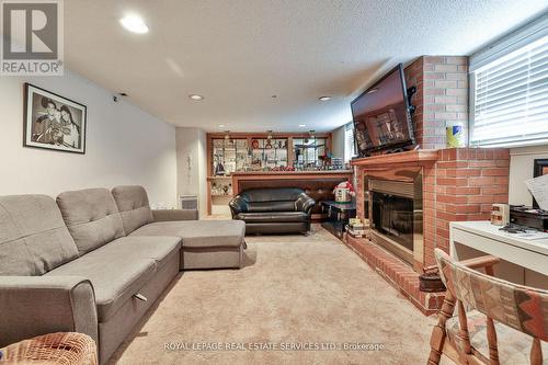 45 Danby Ave, Toronto, ON - Indoor Photo Showing Living Room With Fireplace