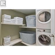 In unit laundry and storage room - 